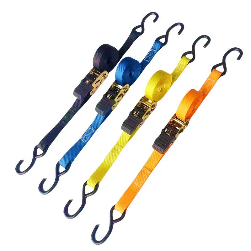 1 X 15' curea multicoloră cu clichet pentru degetul mare cu cârlige S acoperite cu vinil