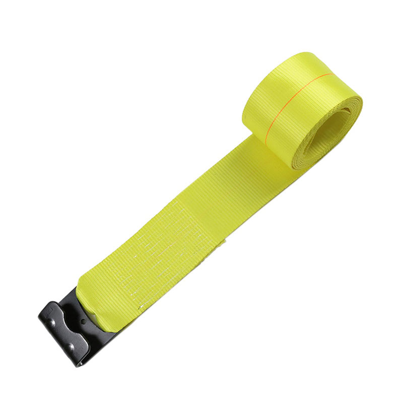 Curea pentru troliu de 4 inch cu cârlig plat